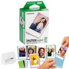 Filme + Molduras fotográficas com ímã colorido + Tecido de microfibra Fujifilm Mini Instax
