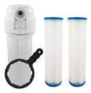 Filtro Água Caixa Dágua Cavalete + 2 Refil Plissado Lavável Filtro Água Caixa Dágua Cavalete + 2 Refil Plissado Lavável
