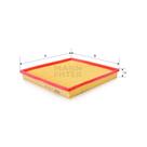 Filtro Ar Argo 2017 a 2021 Mann-Filter C 30 100 Filtro Ar Argo 2017 a 2021 Mann-Filter C 30 100