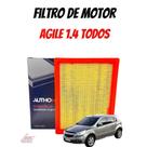 Filtro Ar do motor Agile 1.4 todos Filtro Ar do motor Agile 1.4 todos