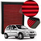 Filtro Ar Esportivo Chevrolet Corsa Motor 1.0 8v E 16v ano 1994 A 2005 Lavável Reutilizável inbox Wind Life Super Spirit