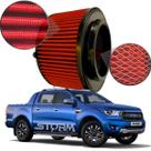 Filtro Ar Esportivo Ford Ranger motor motor 3.2 20v Diesel ano 2012 A 2023 LIMITED PLUS XLS XLT 4x4 CS CD camionete 2022 2021 2020 2019 2018 2017 2016