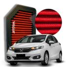 Filtro Ar esportivo Honda Fit 1.5 16v Flex Ano 2015 a 2021 Dx Ex Exl Lx Manual Automatico Lavável Reutilizável Potencia