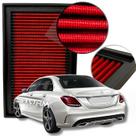 Filtro Ar Esportivo Mercedes bens C300 motor 2.0 CGI Turbo ano 2016 a 2018 Avantgarde Sport Sedan Sedã Convertível inbox original remap potencia Filtro Ar Esportivo Mercedes bens C300 motor 2.0 CGI Turbo ano 2016 a 2018 Avantgarde Sport Sedan Sedã Convertível inbox original remap potencia