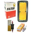 Filtro Ar + Filtro Combustível + Vela Fazer 250 2018 Á 2022