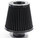 Filtro ar grande duplo fluxo base rígida black preto (rc040pt) race chrome
