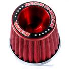 Filtro ar grande monofluxo tela aluminio base rígida vermelho (rc029vm) race chrome