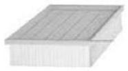 Filtro Ar Polo Classic 1996 a 2003 Bosch 0 986 B02 311