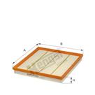 Filtro Ar X6 2009 a 2019 Hengst E1051L Filtro Ar X6 2009 a 2019 Hengst E1051L