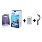 Filtro Bbi Para Chuveiro Ducha Shower Transparente + 1 Refil + Chave - Remove Cloro Anticloro