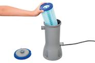 Filtro Bomba 3.028L/h 127V Cinza 26,5 x 41,5 x 26,5 cm Bestway