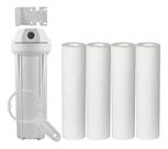 Filtro Caixa Dágua Poe 4 Refis Extra Polipropileno Original Branco Filtro Caixa Dágua Poe 4 Refis Extra Polipropileno Original Branco