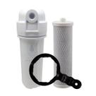 Filtro Chuveiro 9 3/4 Branco Remove Cloro Sujeira Mau Cheiro