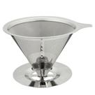 Filtro/Coador Reutilizável Em Aço Inox P/ Café N102 C/ Base