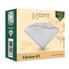 Filtro Cônico para Cafés Especiais 01 - 100 unidades compatível Hario V60-01