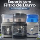 Filtro De Água 6l Com Vela De Barro Reservatório Interno Eco