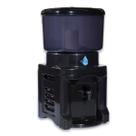 Filtro De Água 8,6 Litros com Cuba De Cerâmica e Vela Tripla Ação Cor:Preto Filtro De Água 8,6 Litros com Cuba De Cerâmica e Vela Tripla Ação Cor:Preto