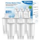 Filtro de Água BREAUILL Compatível com Brita Classic 6 Unidades Filtro de Água BREAUILL Compatível com Brita Classic 6 Unidades