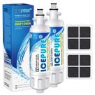 Filtro de água de geladeira ICEPURE 46-9690 para LG LT700P