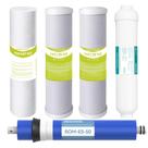 Filtro de Agua MewMore de 5 Etapas 50 GPD Juego de Reemplazo para Ósmosis Inversa Filtro de Agua MewMore de 5 Etapas 50 GPD Juego de Reemplazo para Ósmosis Inversa