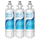 Filtro de água para geladeira AQUA CREST 469690 ADQ36006101, pacote com 3