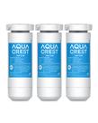 Filtro de água para geladeira AQUACREST XWF, certificado NSF, pacote de 3 Filtro de água para geladeira AQUACREST XWF, certificado NSF, pacote de 3