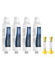 Filtro de água RV AQUA CREST Inline com 4 unidades certificadas pela NSF
