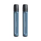 Filtro de água Straw LifeStraw Peak Series, pacote com 2 unidades, azul