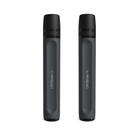 Filtro de água Straw LifeStraw Peak Series, pacote com 2 unidades, cinza