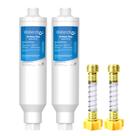 Filtro de água Waterdrop RV certificado NSF, pacote com 2 unidades com mangueira Filtro de água Waterdrop RV certificado NSF, pacote com 2 unidades com mangueira