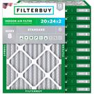 Filtro de Aire Filterbuy 49x59x4.5 cm MERV 8 Plisado Pack de 12