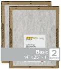 Filtro de ar 3M FPL04-2PK-24 14x25x1 de tela plana, pacote com 2 Filtro de ar 3M FPL04-2PK-24 14x25x1 de tela plana, pacote com 2
