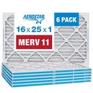 Filtro de Ar Aerostar MERV 11 Plissado 16x25x1 - Pacote com 6