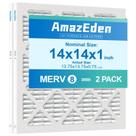 Filtro de ar AmaZeden 35x35x2 cm MERV 8, pacote com 2 plissados
