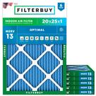 Filtro de ar: compre 19,5 x 24,5 x 1,9 cm MERV 13, pacote com 6