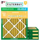 Filtro de ar: compre 20x25x2 MERV 11 Allergen Defense, pacote com 4