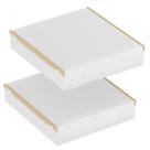 Filtro de ar Curebilee 201 Replacement MERV 13 20x25x6, pacote com 2