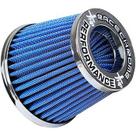 Filtro De Ar Duplo Fluxo C tecido Medio Azul Universal Nk-612068