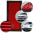 Filtro de ar esportivo 2.0 TSI TFSI Audi VW Tiguan Jetta Passat Fusca A3 Q3 lavável (stage 1 2 remap chip potencia) lavável reutilizável