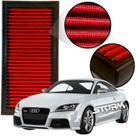 Filtro de Ar Esportivo Audi Tt 2.0 Tfsi Turbo ano 2010 A 2014 Inbox Lavável Roadster Conversível Coupé S tronic Remap Stage Chip Potencia lavável