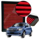 Filtro de Ar Esportivo Chevrolet Agile motor 1.4 Flex Ano 2009 a 2015 GM 16V Lavável reutilizável Potencia Economia modelo hatch