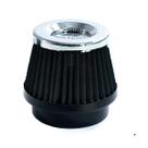 Filtro de ar esportivo conico baixo 62 mm race chrome