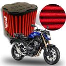 Filtro de Ar Esportivo Honda CB500F Abs Ano 2018 a 2022 Lavável moto cilindradas Lavável Reutilizável Filtro de Ar Esportivo Honda CB500F Abs Ano 2018 a 2022 Lavável moto cilindradas Lavável Reutilizável