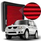 Filtro de ar Esportivo Mitsubishi Pajero TR4 Motor 2.0 Ano 2003 a 2015 Potencia Lavavel Reutilizável 4x4 automatico Filtro de ar Esportivo Mitsubishi Pajero TR4 Motor 2.0 Ano 2003 a 2015 Potencia Lavavel Reutilizável 4x4 automatico