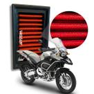 Filtro de Ar Esportivo Moto Bmw R1200 GS Adventure Ano 2004 A 2012 GS 1200 Lavável Reutilizável Potencia