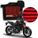 Filtro de Ar Esportivo Moto Yamaha MT-09 850 Cilindradas Ano 2015 a 2018 MT09 MT 09 Lavável reutilizável Potencia