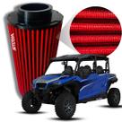 Filtro de Ar Esportivo UTV Polaris General 4 1000 Ano 2017 a 2021 Potencia Lavável Reutilizável Novo