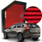 Filtro de Ar Esportivo Volvo XC60 Motor V6 3.0 Ano 2008 a 2015 Lavável reutilizável Potencia