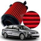 Filtro de Ar Esportivo Vw Jetta Motor 2.0 8V Ano 2011 a 2017 Aspirado Volkswagen Comfortline Trendline Flex Manual Automatico Filtro de Ar Esportivo Vw Jetta Motor 2.0 8V Ano 2011 a 2017 Aspirado Volkswagen Comfortline Trendline Flex Manual Automatico