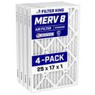 Filtro de ar Filter King MERV 8 74 x 43 x 2 cm, pacote com 4